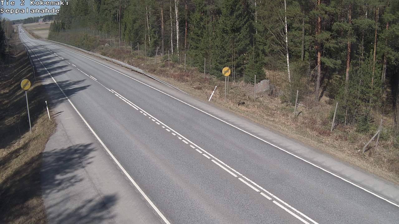 Weather Camera Image Väg 2 Kokemäki, Seppälänahde, Kokemäki, Satakunta