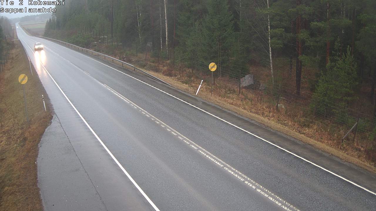 Weather Camera Image Väg 2 Kokemäki, Seppälänahde, Kokemäki, Satakunta