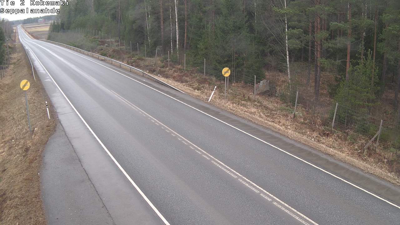Weather Camera Image Road 2 Kokemäki, Seppälänahde, Kokemäki, Satakunta