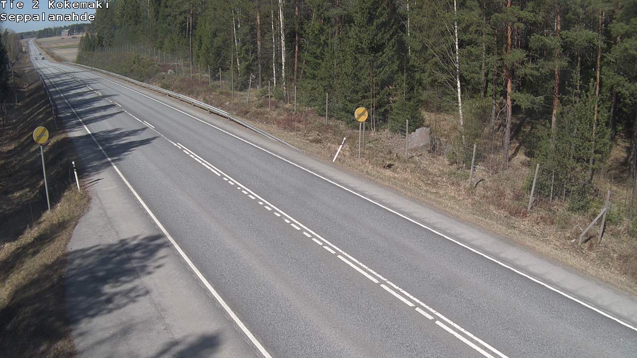Weather Camera Image Väg 2 Kokemäki, Seppälänahde, Kokemäki, Satakunta