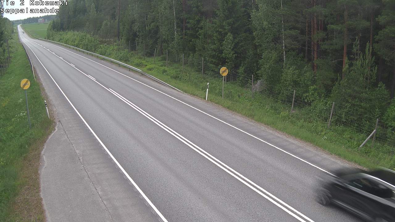 Weather Camera Image Väg 2 Kokemäki, Seppälänahde, Kokemäki, Satakunta