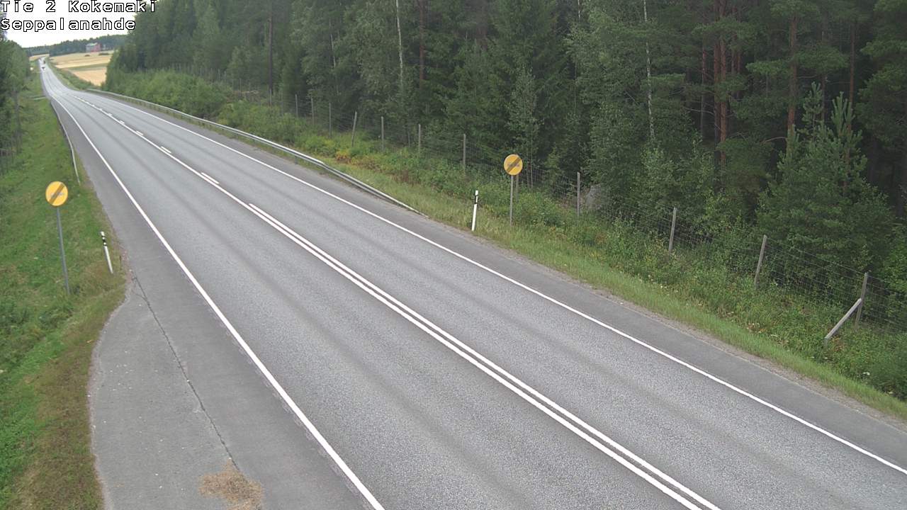 Weather Camera Image Road 2 Kokemäki, Seppälänahde, Kokemäki, Satakunta