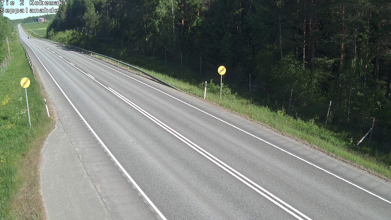 Weather Camera Image Väg 2 Kokemäki, Seppälänahde, Kokemäki, Satakunta