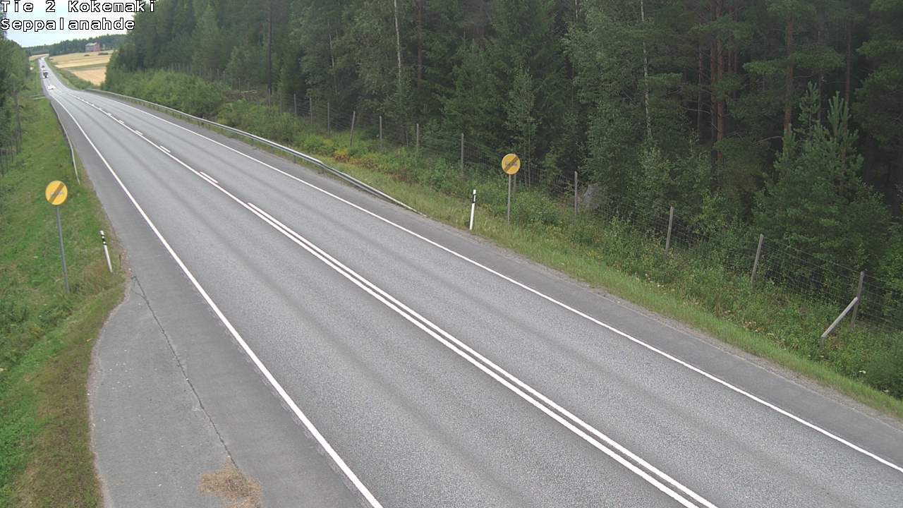 Weather Camera Image Road 2 Kokemäki, Seppälänahde, Kokemäki, Satakunta