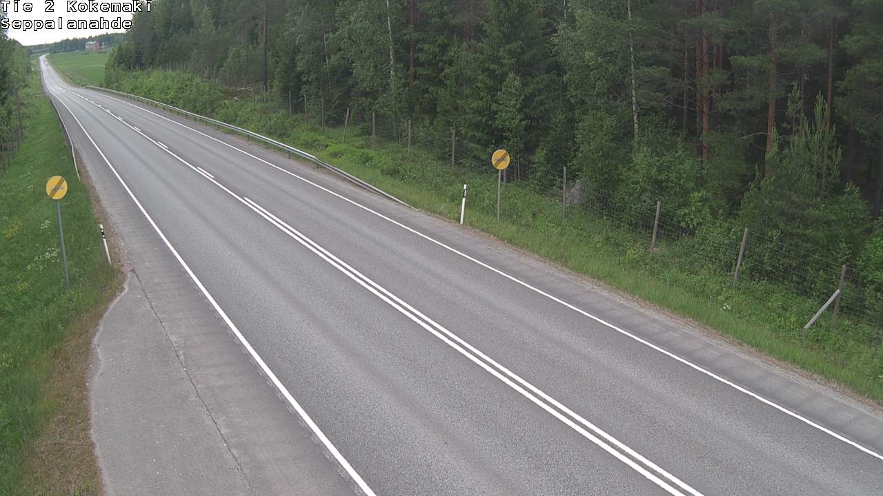 Weather Camera Image Väg 2 Kokemäki, Seppälänahde, Kokemäki, Satakunta