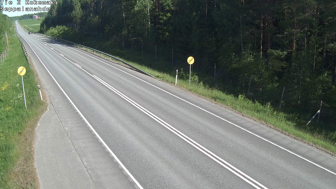 Weather Camera Image Väg 2 Kokemäki, Seppälänahde, Kokemäki, Satakunta