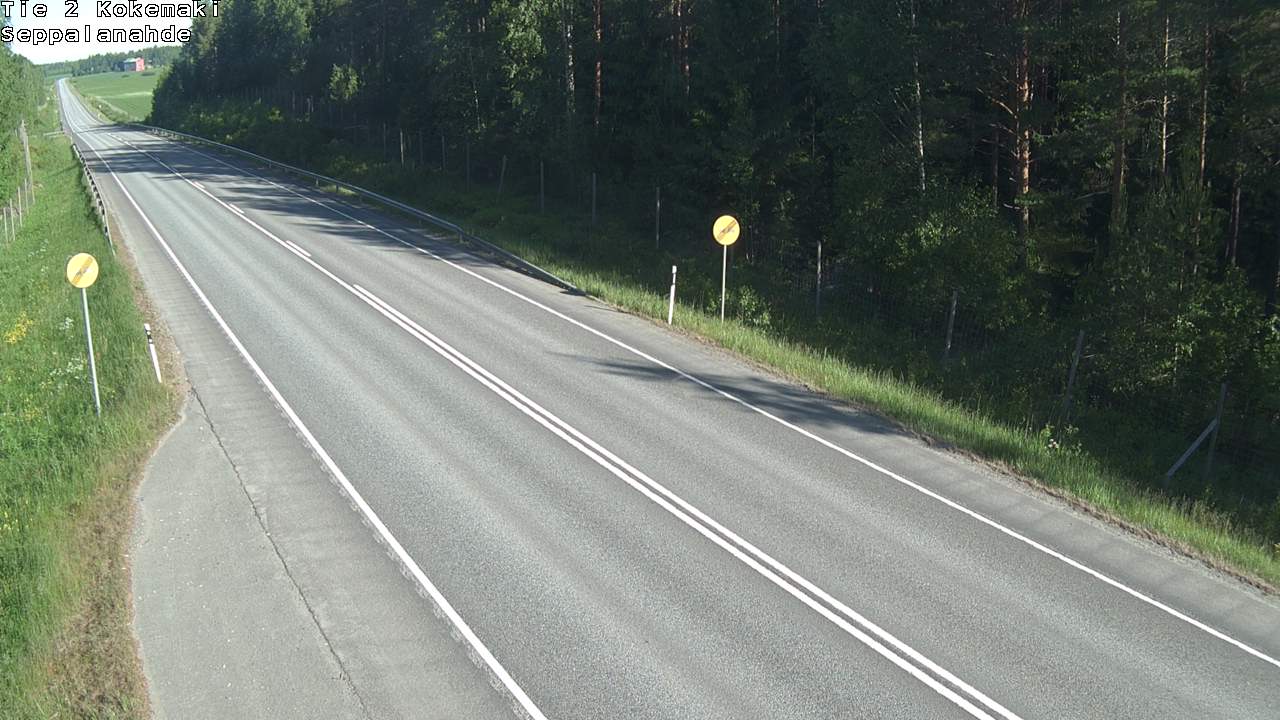 Weather Camera Image Väg 2 Kokemäki, Seppälänahde, Kokemäki, Satakunta
