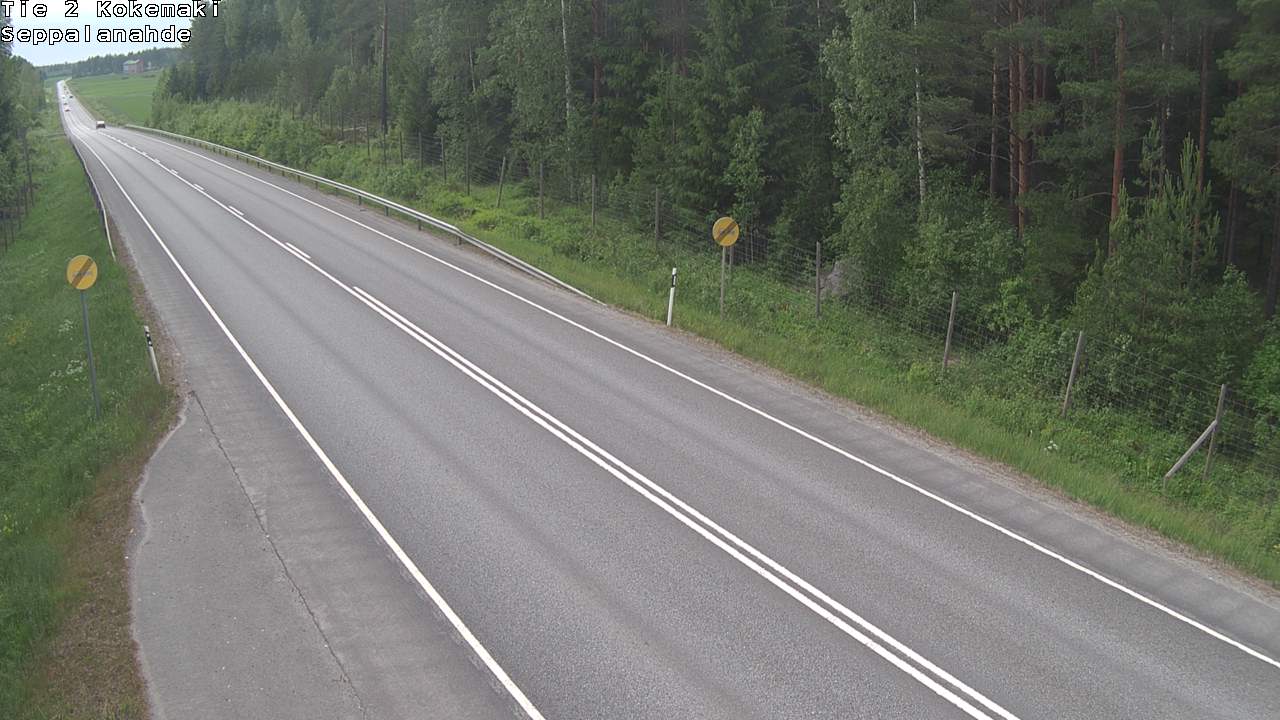Weather Camera Image Väg 2 Kokemäki, Seppälänahde, Kokemäki, Satakunta