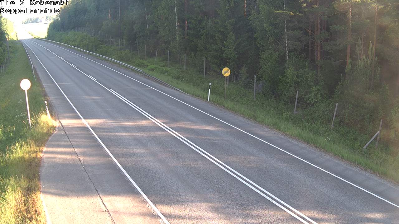 Weather Camera Image Väg 2 Kokemäki, Seppälänahde, Kokemäki, Satakunta