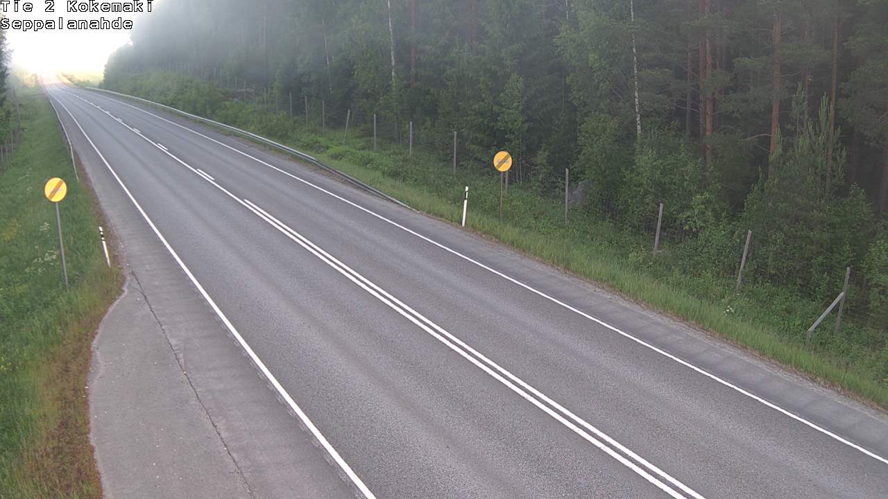 Weather Camera Image Väg 2 Kokemäki, Seppälänahde, Kokemäki, Satakunta