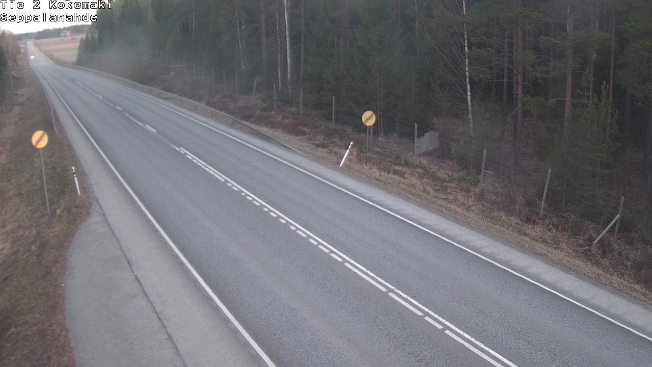 Weather Camera Image Väg 2 Kokemäki, Seppälänahde, Kokemäki, Satakunta