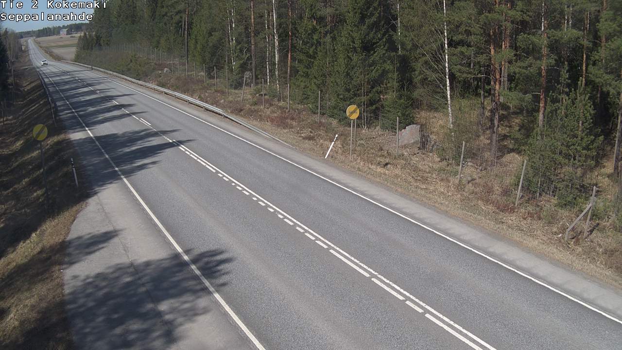 Weather Camera Image Väg 2 Kokemäki, Seppälänahde, Kokemäki, Satakunta