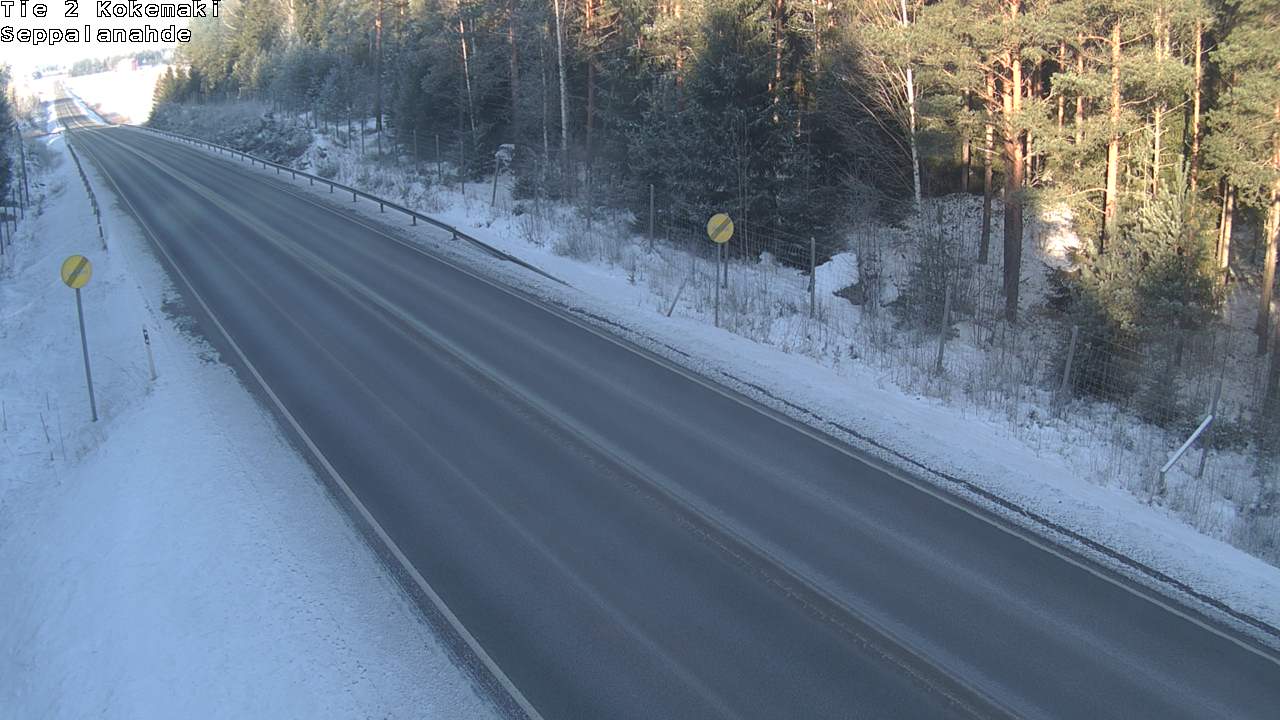 Weather Camera Image Road 2 Kokemäki, Seppälänahde, Kokemäki, Satakunta