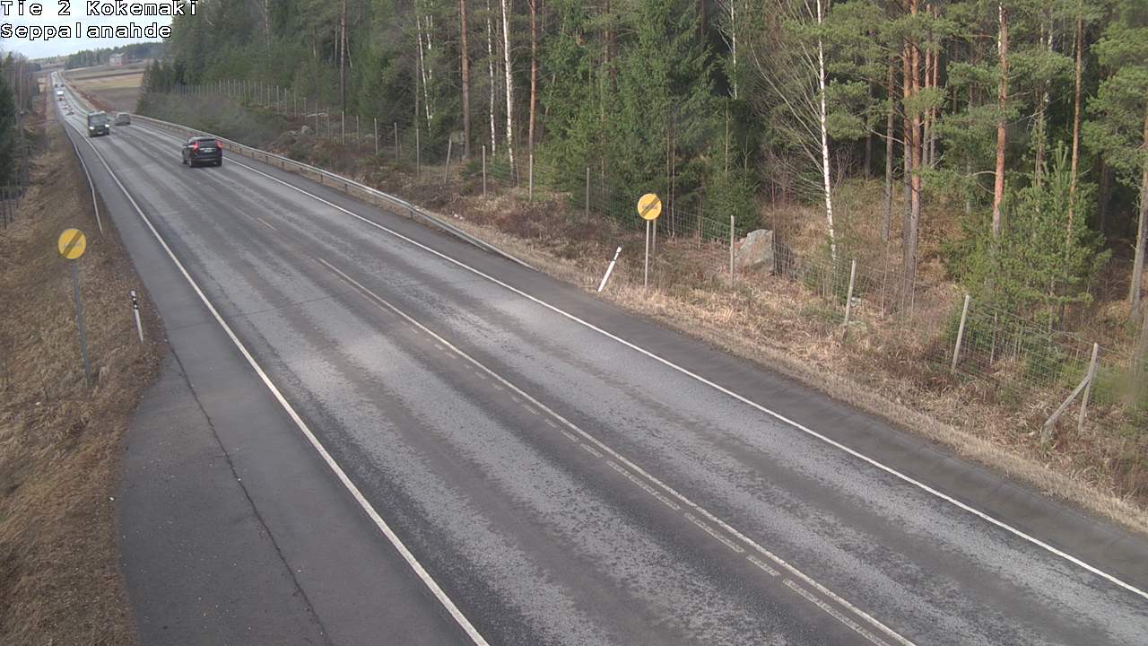 Weather Camera Image Road 2 Kokemäki, Seppälänahde, Kokemäki, Satakunta