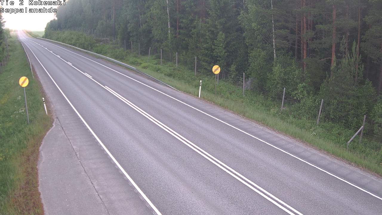 Weather Camera Image Väg 2 Kokemäki, Seppälänahde, Kokemäki, Satakunta