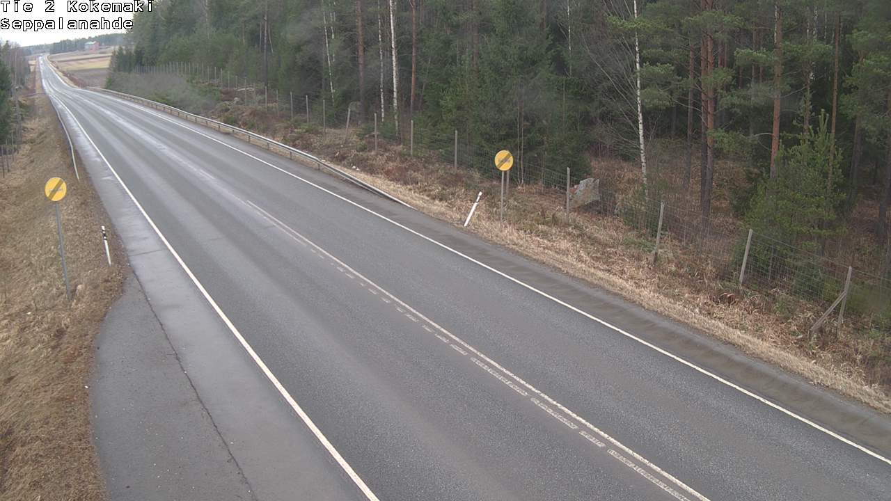 Weather Camera Image Road 2 Kokemäki, Seppälänahde, Kokemäki, Satakunta