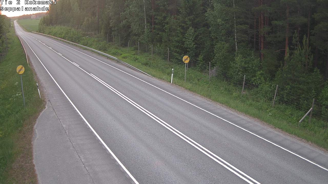 Weather Camera Image Väg 2 Kokemäki, Seppälänahde, Kokemäki, Satakunta