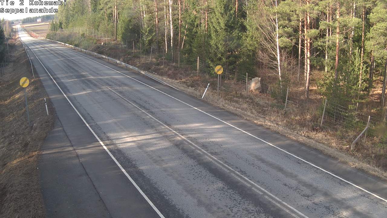 Weather Camera Image Road 2 Kokemäki, Seppälänahde, Kokemäki, Satakunta
