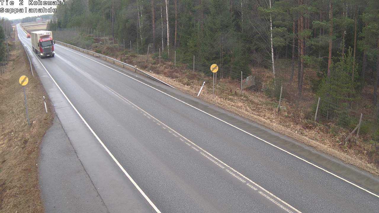 Weather Camera Image Road 2 Kokemäki, Seppälänahde, Kokemäki, Satakunta