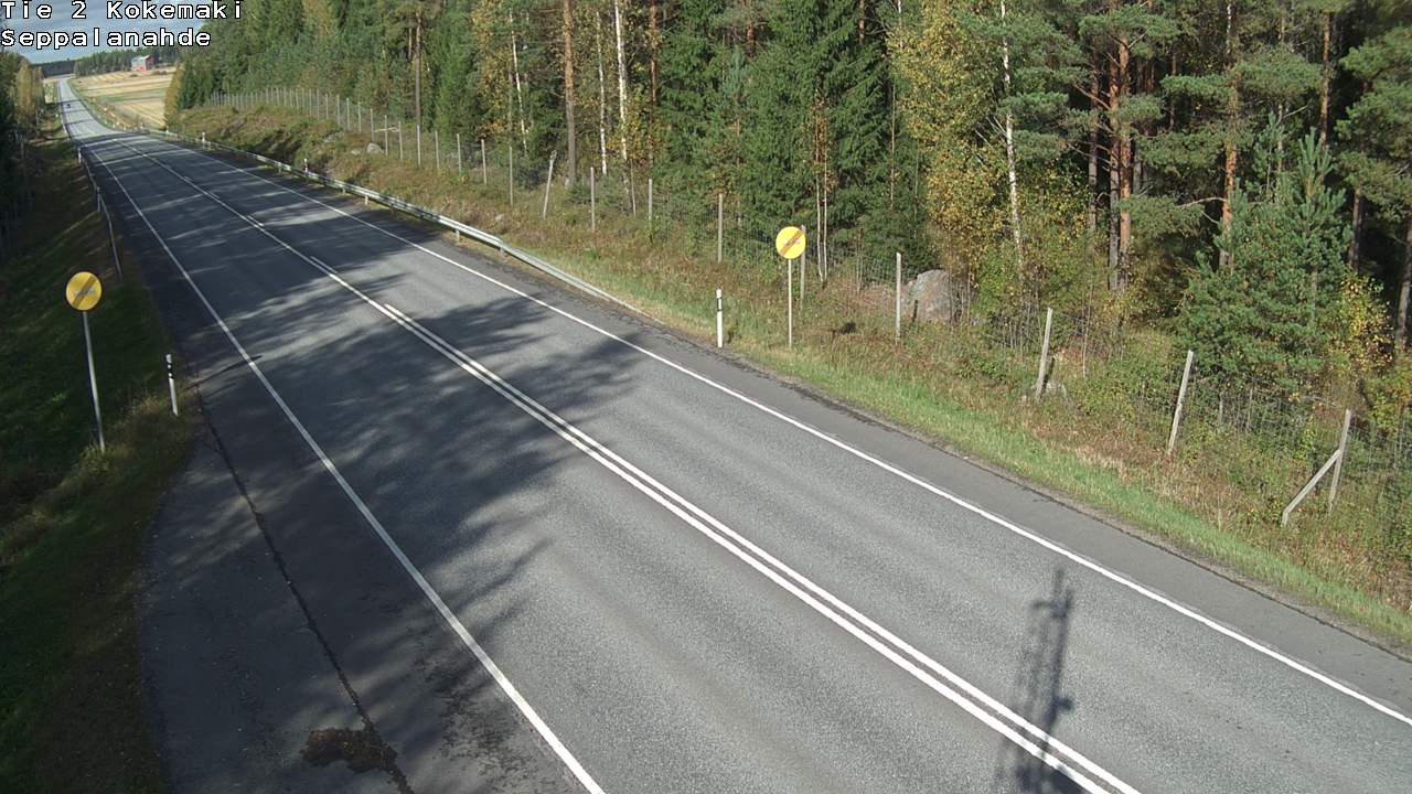 Weather Camera Image Väg 2 Kokemäki, Seppälänahde, Kokemäki, Satakunta