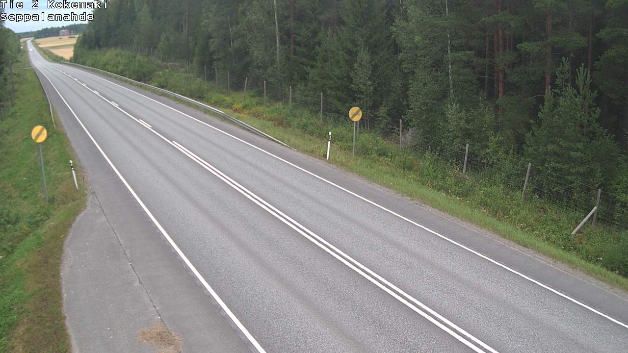 Weather Camera Image Road 2 Kokemäki, Seppälänahde, Kokemäki, Satakunta