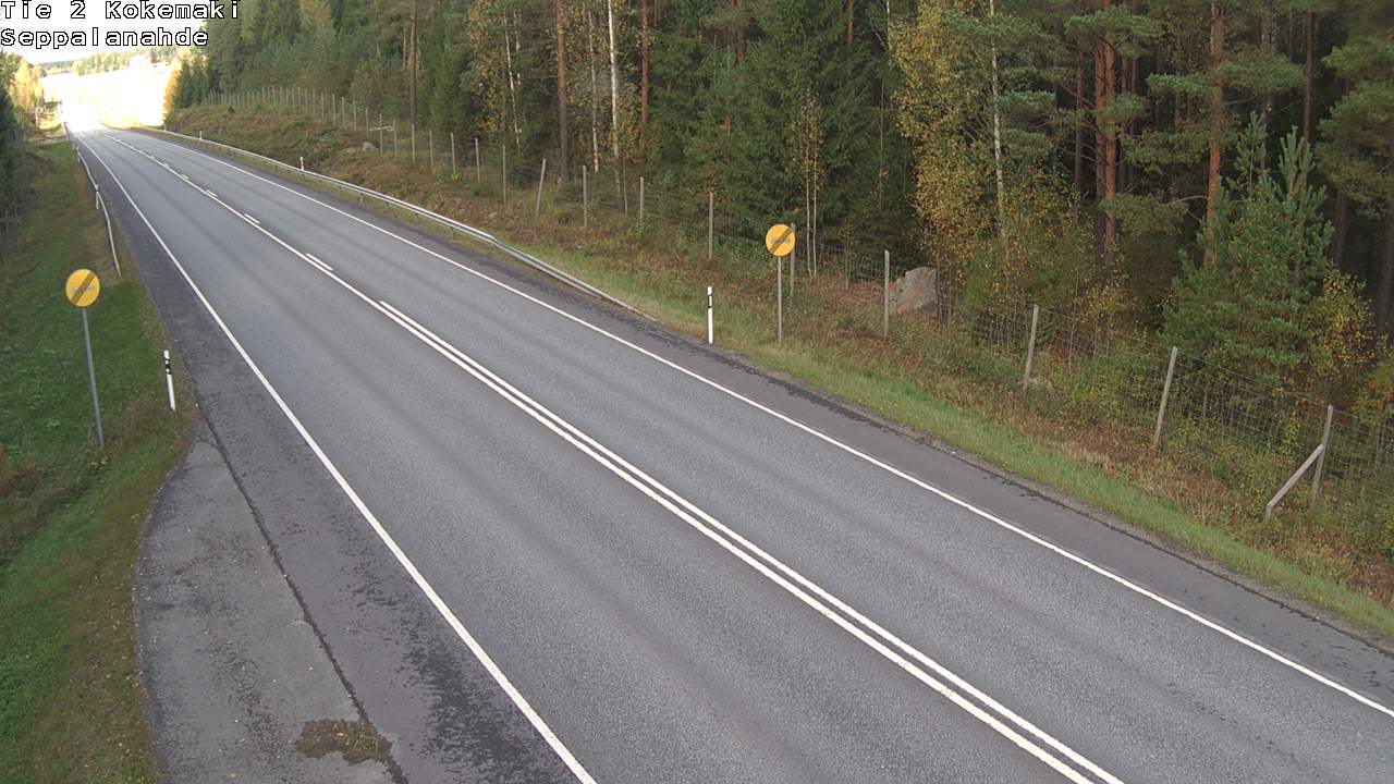 Weather Camera Image Väg 2 Kokemäki, Seppälänahde, Kokemäki, Satakunta