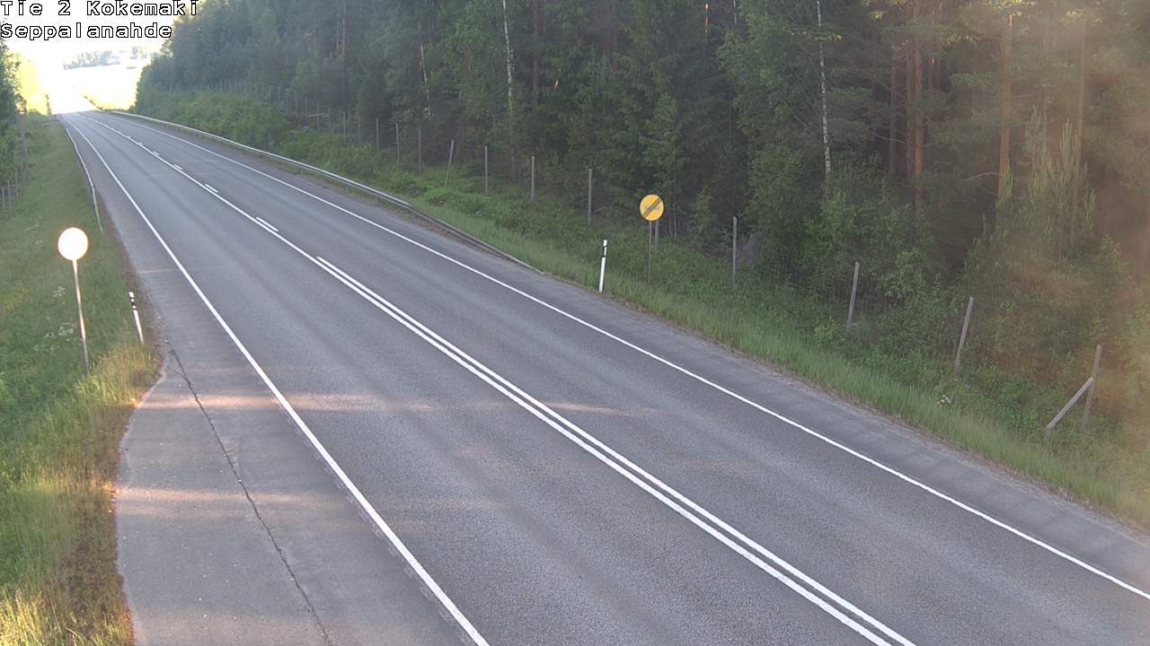 Weather Camera Image Väg 2 Kokemäki, Seppälänahde, Kokemäki, Satakunta