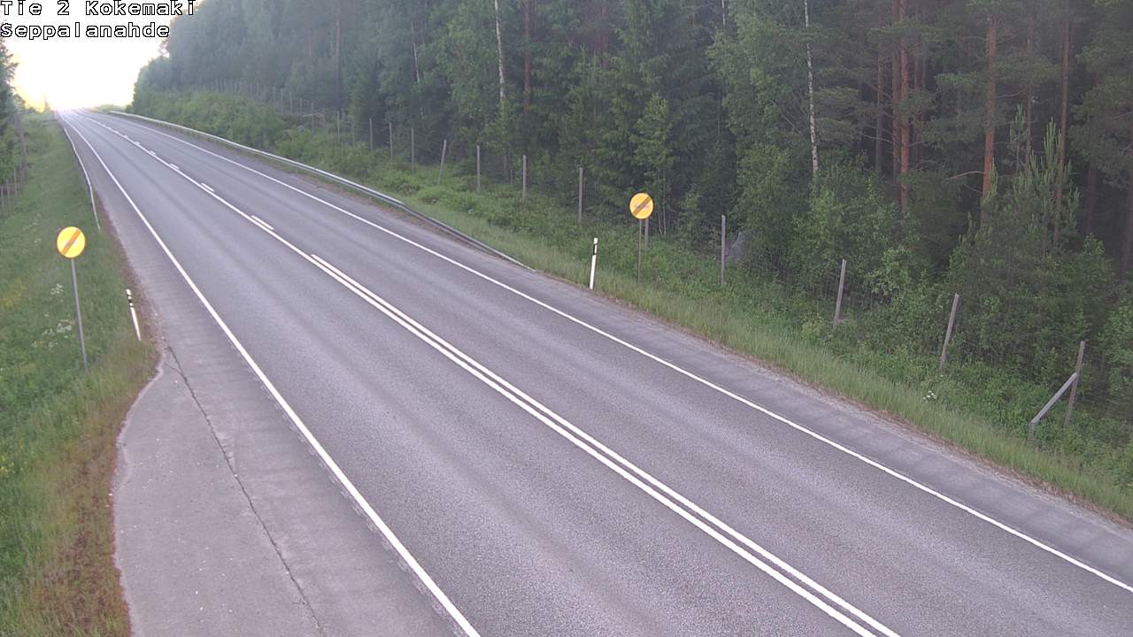 Weather Camera Image Väg 2 Kokemäki, Seppälänahde, Kokemäki, Satakunta