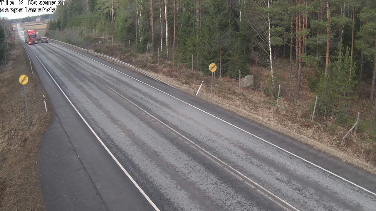 Weather Camera Image Road 2 Kokemäki, Seppälänahde, Kokemäki, Satakunta
