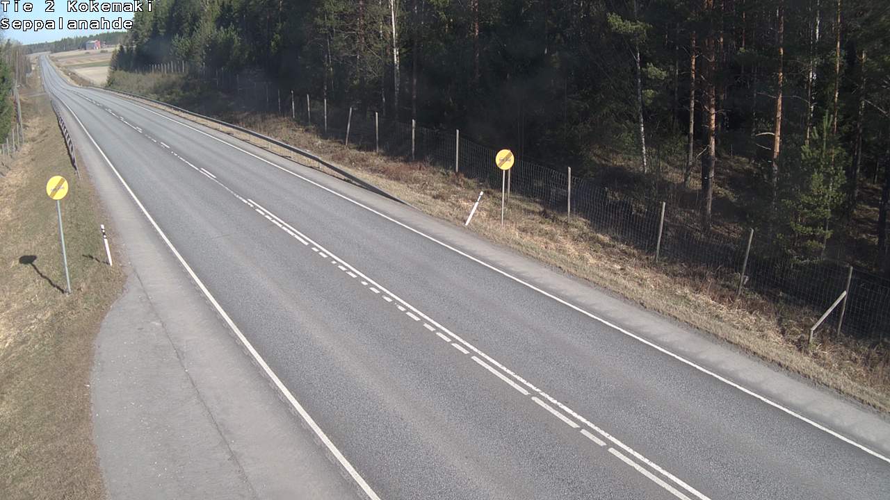 Weather Camera Image Väg 2 Kokemäki, Seppälänahde, Kokemäki, Satakunta