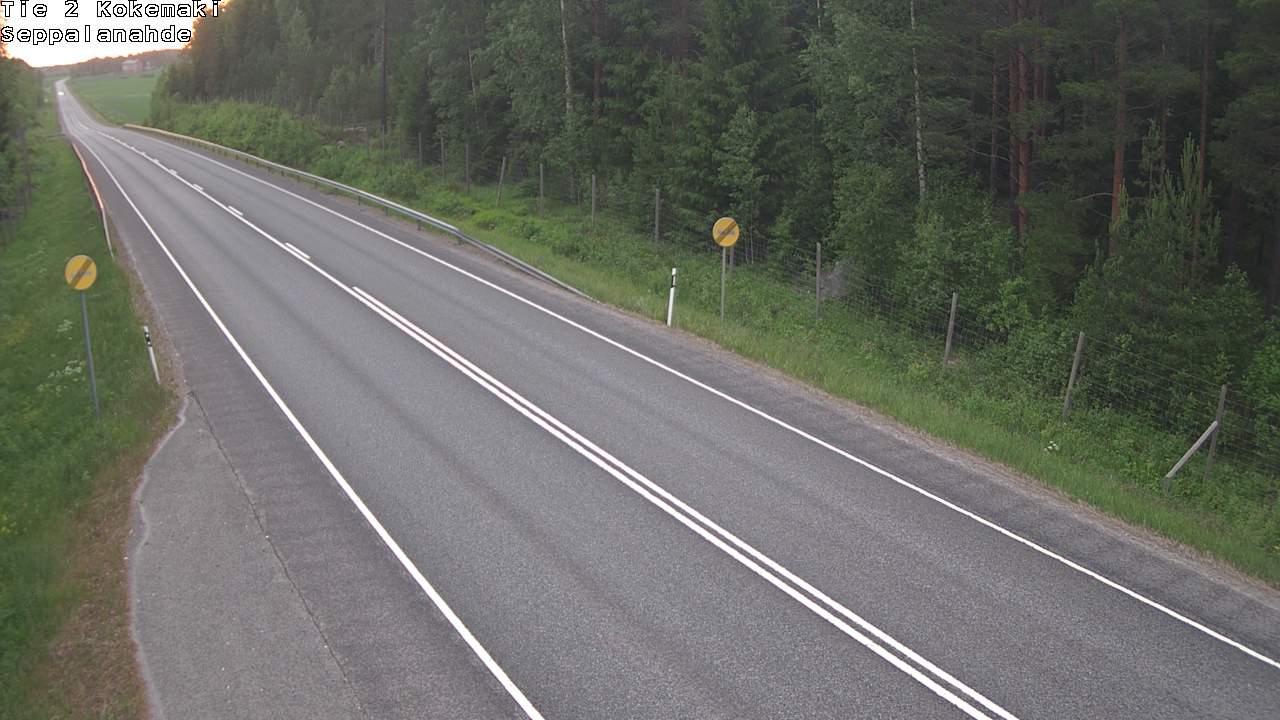 Weather Camera Image Väg 2 Kokemäki, Seppälänahde, Kokemäki, Satakunta