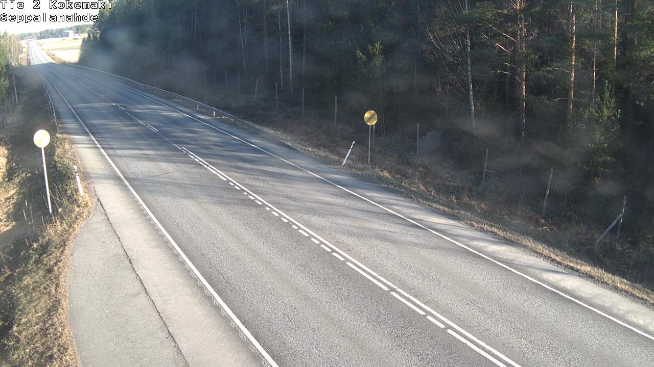 Weather Camera Image Väg 2 Kokemäki, Seppälänahde, Kokemäki, Satakunta