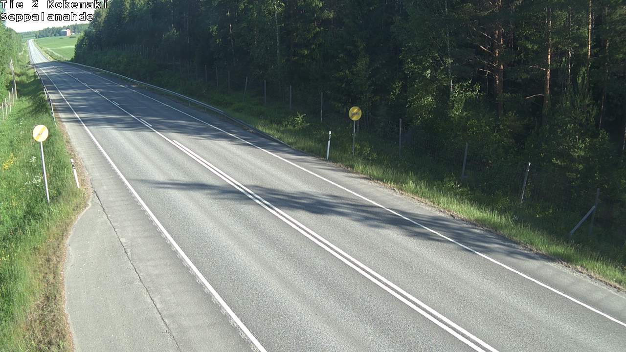Weather Camera Image Väg 2 Kokemäki, Seppälänahde, Kokemäki, Satakunta