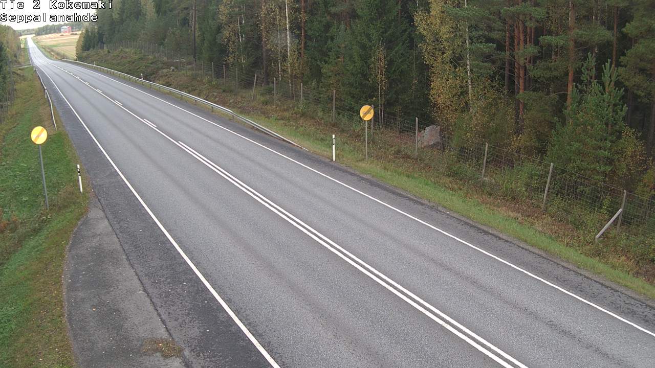 Weather Camera Image Väg 2 Kokemäki, Seppälänahde, Kokemäki, Satakunta