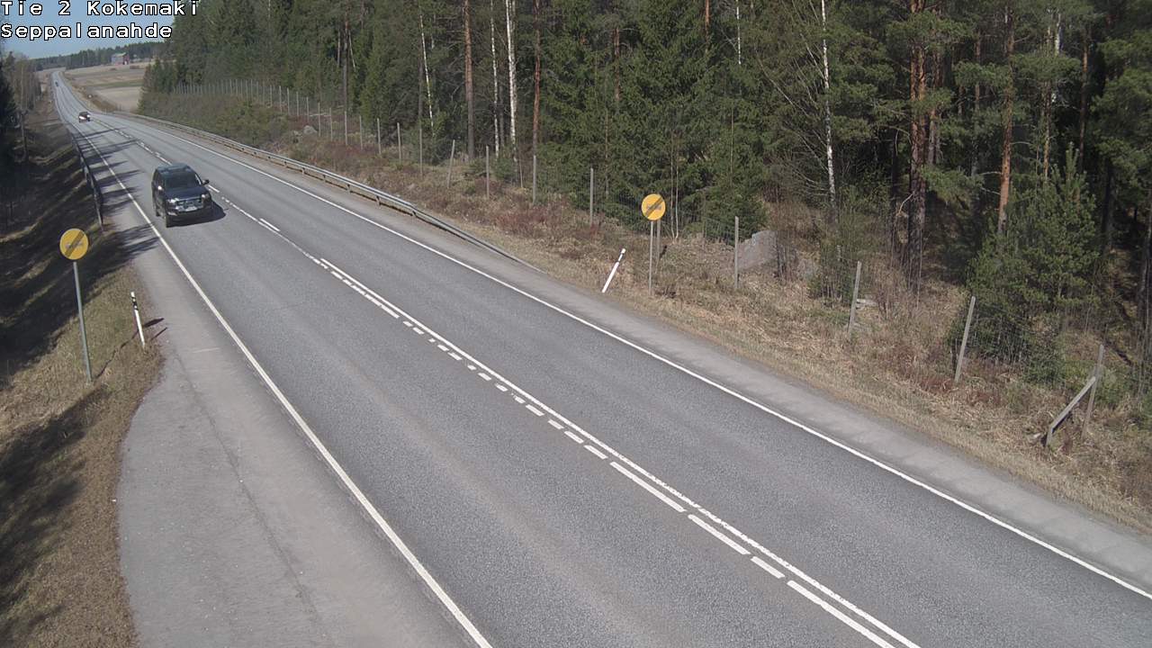 Weather Camera Image Väg 2 Kokemäki, Seppälänahde, Kokemäki, Satakunta