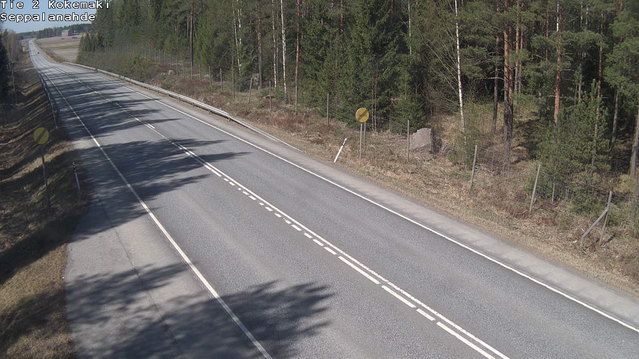 Weather Camera Image Väg 2 Kokemäki, Seppälänahde, Kokemäki, Satakunta