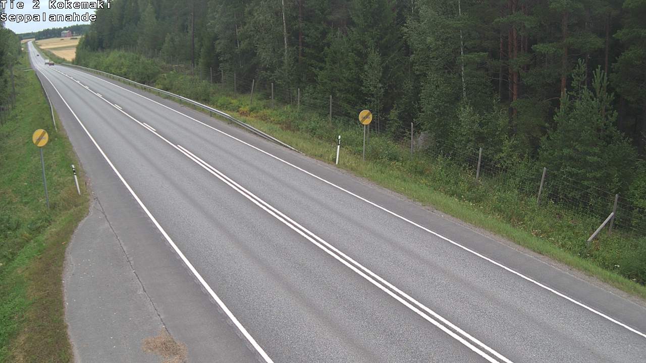 Weather Camera Image Road 2 Kokemäki, Seppälänahde, Kokemäki, Satakunta
