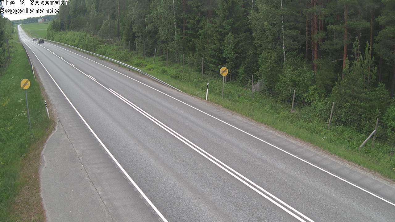 Weather Camera Image Väg 2 Kokemäki, Seppälänahde, Kokemäki, Satakunta