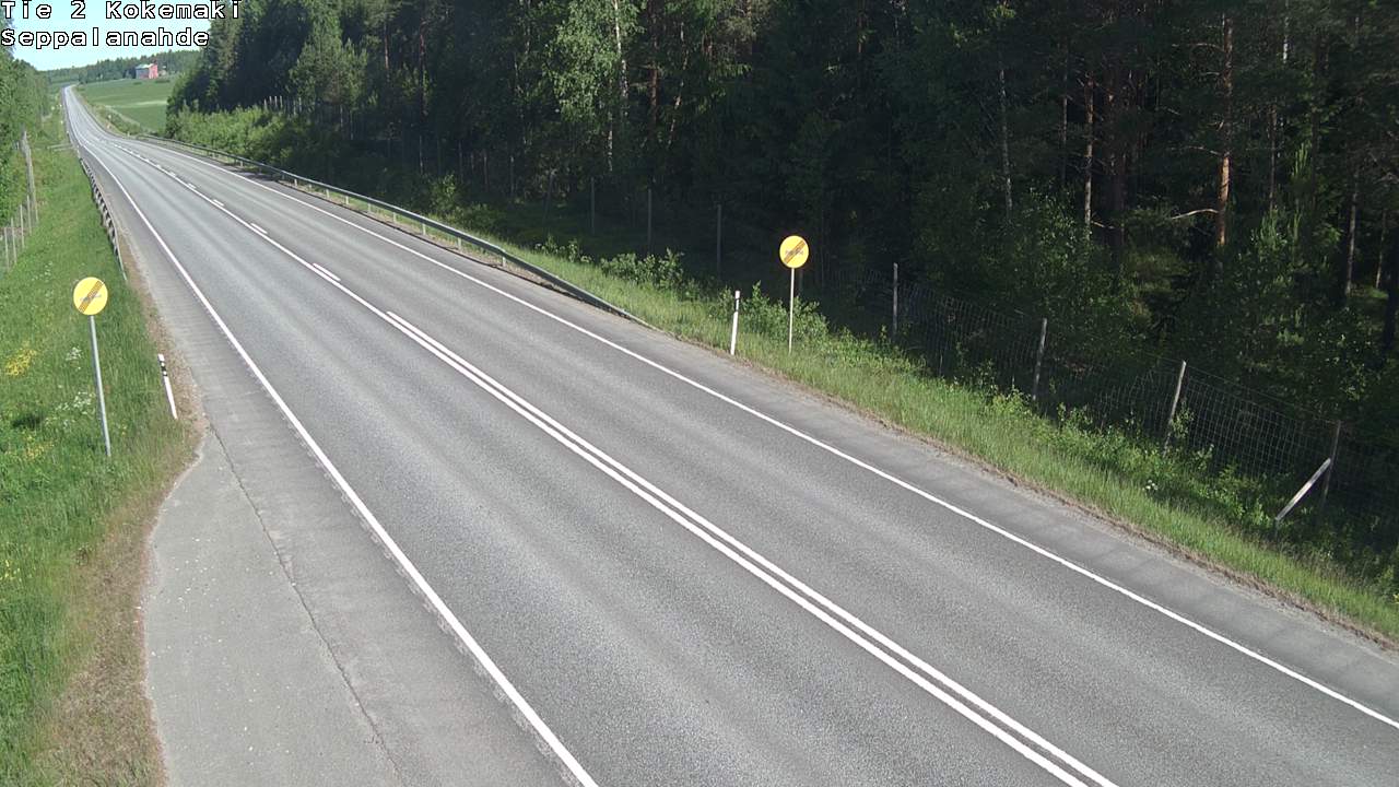 Weather Camera Image Väg 2 Kokemäki, Seppälänahde, Kokemäki, Satakunta