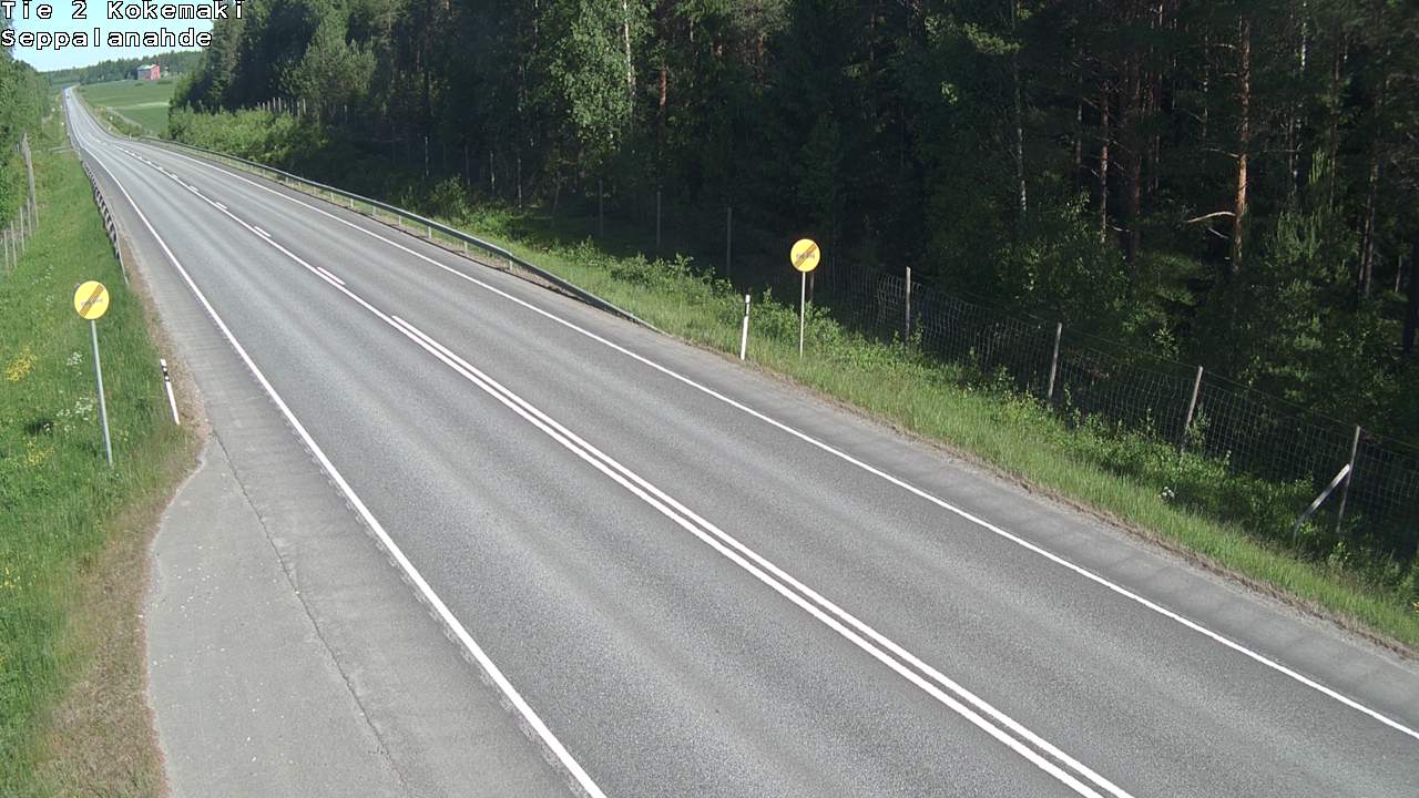 Weather Camera Image Väg 2 Kokemäki, Seppälänahde, Kokemäki, Satakunta