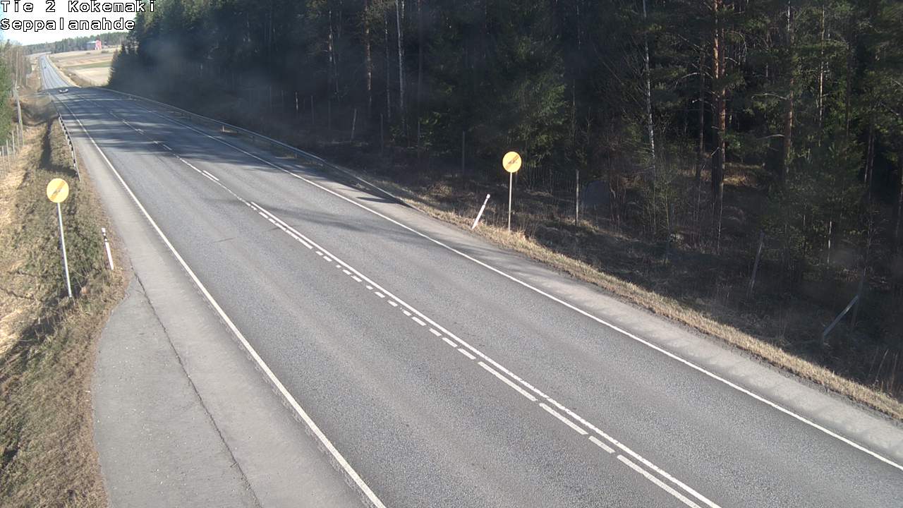 Weather Camera Image Väg 2 Kokemäki, Seppälänahde, Kokemäki, Satakunta