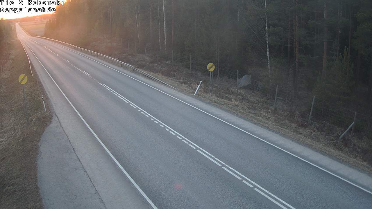 Weather Camera Image Road 2 Kokemäki, Seppälänahde, Kokemäki, Satakunta