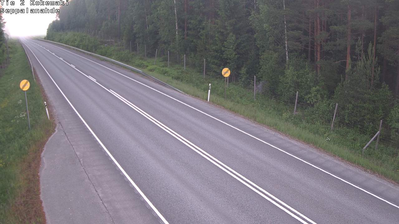 Weather Camera Image Väg 2 Kokemäki, Seppälänahde, Kokemäki, Satakunta