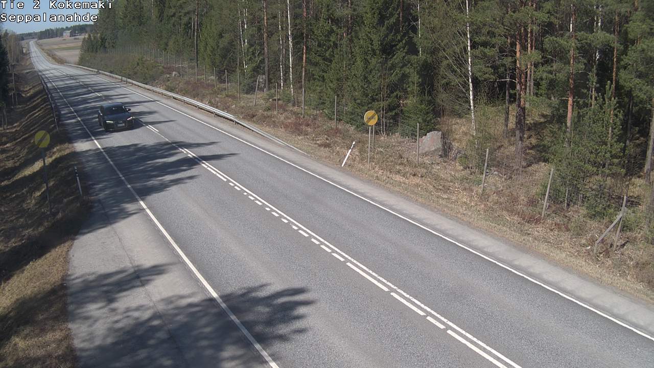 Weather Camera Image Väg 2 Kokemäki, Seppälänahde, Kokemäki, Satakunta