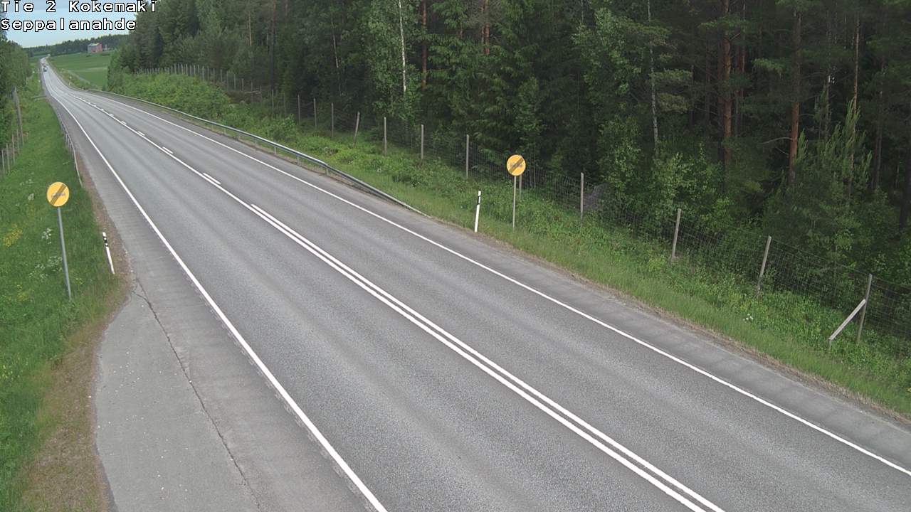 Weather Camera Image Väg 2 Kokemäki, Seppälänahde, Kokemäki, Satakunta
