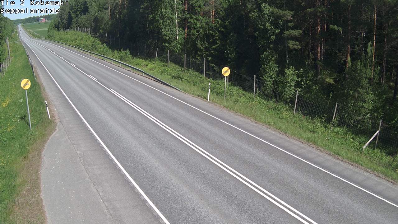 Weather Camera Image Väg 2 Kokemäki, Seppälänahde, Kokemäki, Satakunta