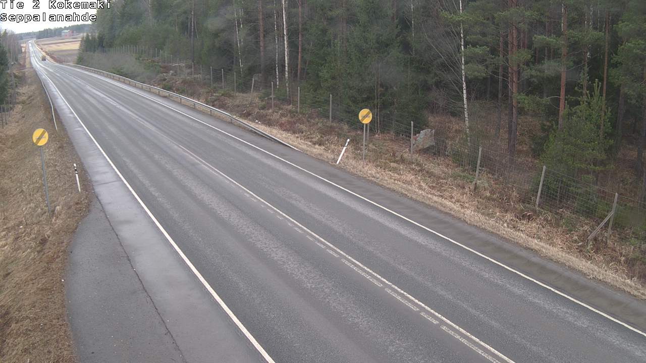 Weather Camera Image Road 2 Kokemäki, Seppälänahde, Kokemäki, Satakunta