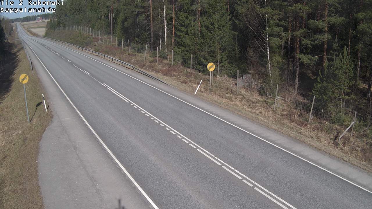 Weather Camera Image Väg 2 Kokemäki, Seppälänahde, Kokemäki, Satakunta