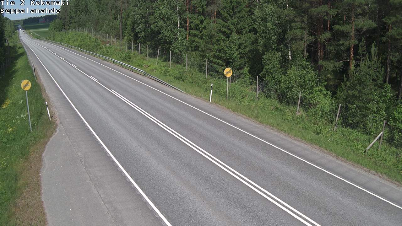 Weather Camera Image Väg 2 Kokemäki, Seppälänahde, Kokemäki, Satakunta
