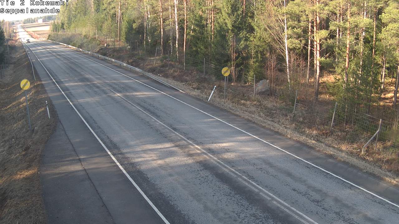 Weather Camera Image Road 2 Kokemäki, Seppälänahde, Kokemäki, Satakunta